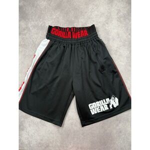 Gorilla Wear Black Athletic Mesh Shorts Mens 2XL/3XL  Gym Workout Training USA